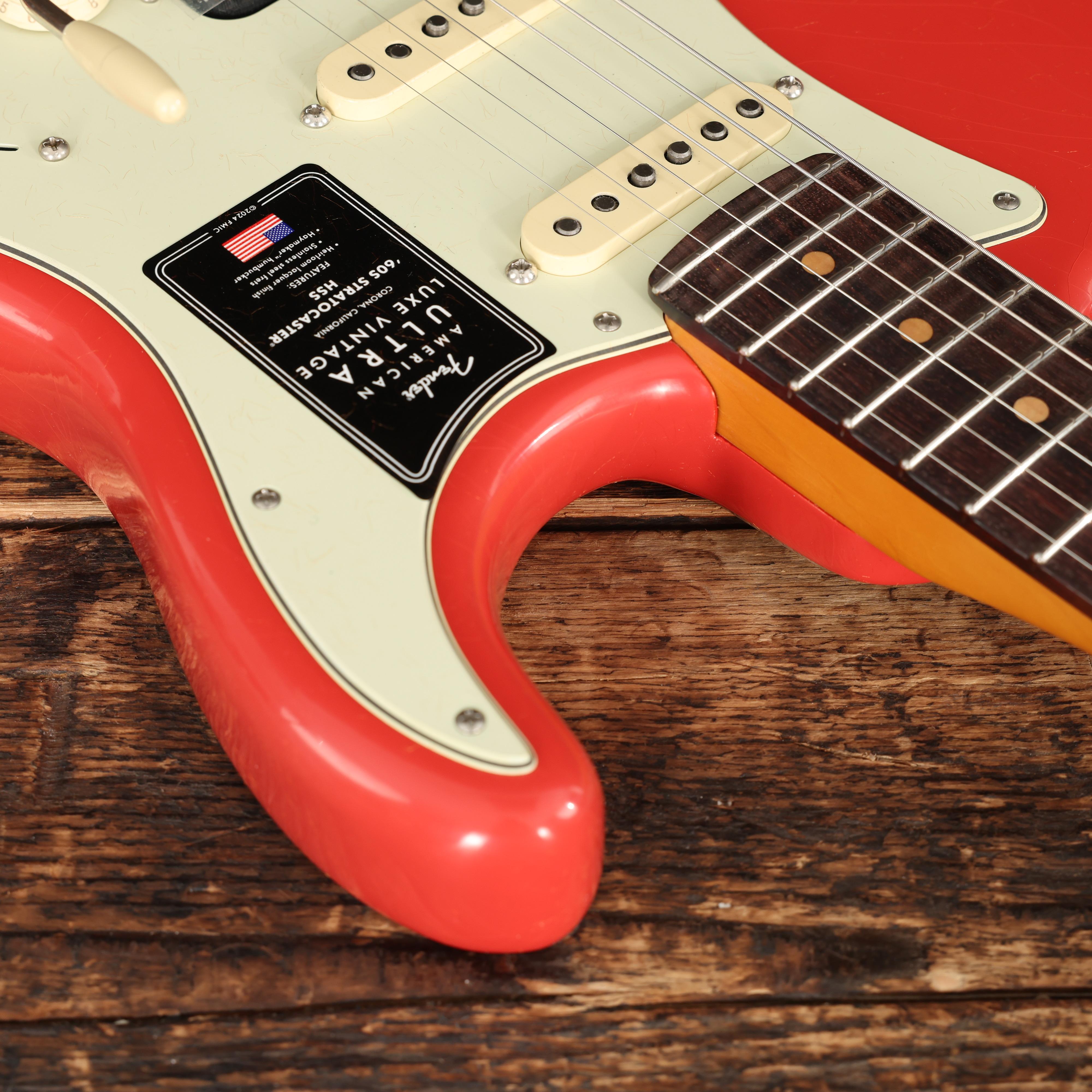 Fender American Ultra Luxe Vintage '60s Stratocaster HSS in Fiesta